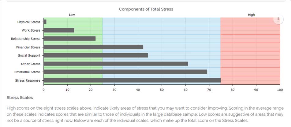 Stress and Well-Being Assessment: Stress